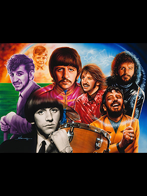 Seven Faces Of Ringo Starr Beatles T-Shirt