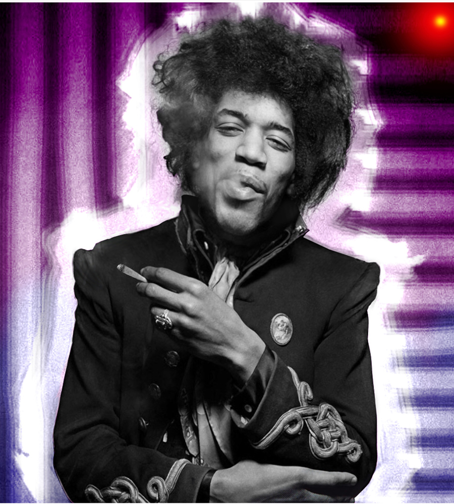 Jimi Hendrix Purple Haze Blanket