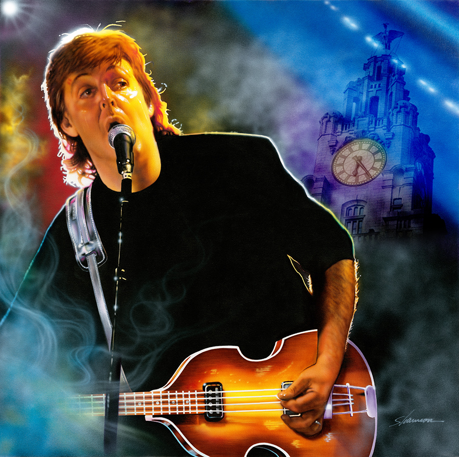 Paul McCartney Live In Liverpool Beatles Print