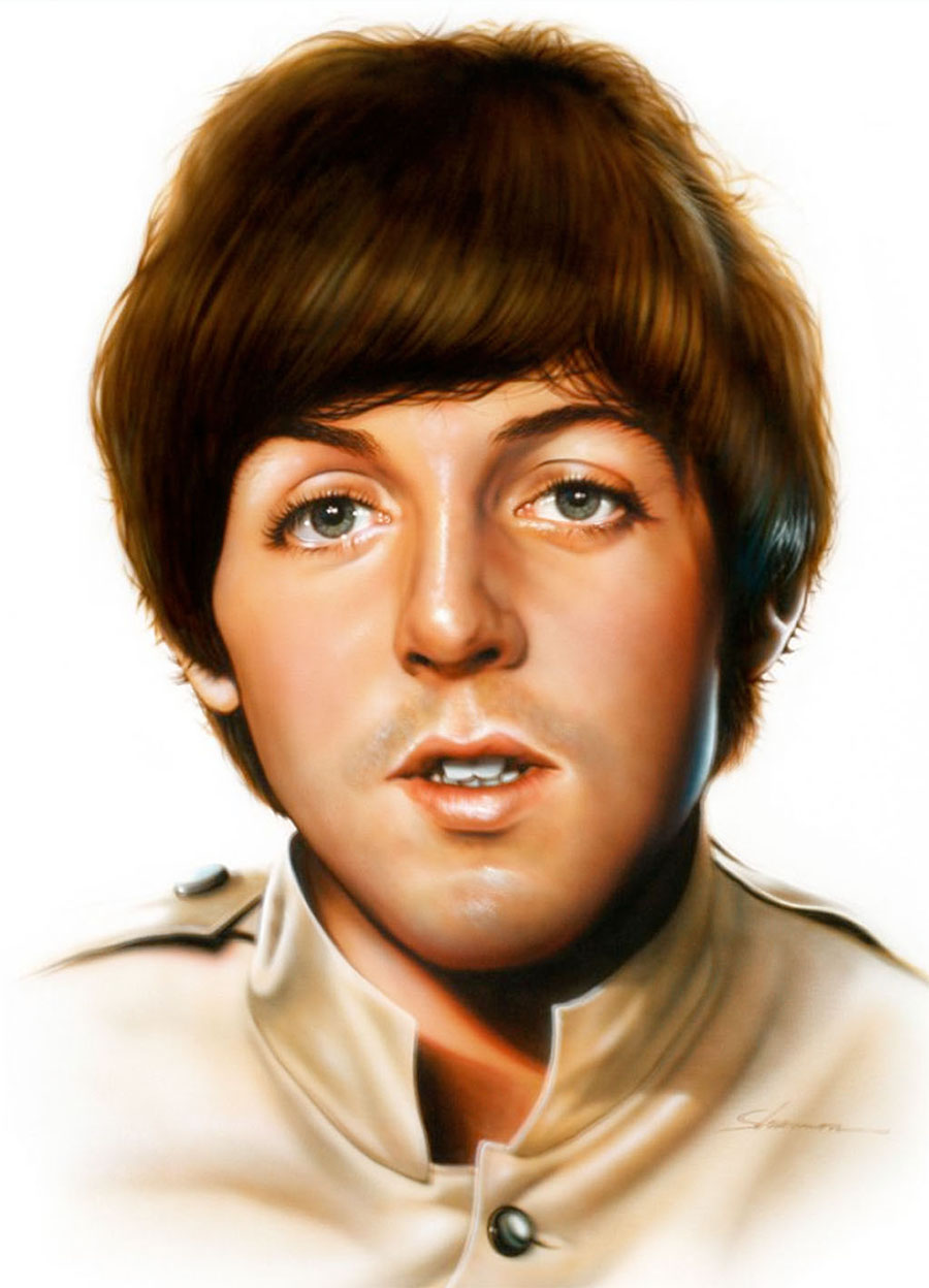 Shea Stadium Paul McCartney Beatles Print