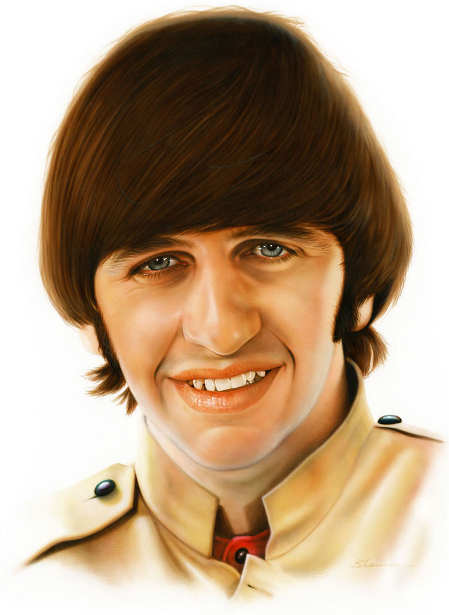 Shea Stadium Ringo Starr Beatles Print