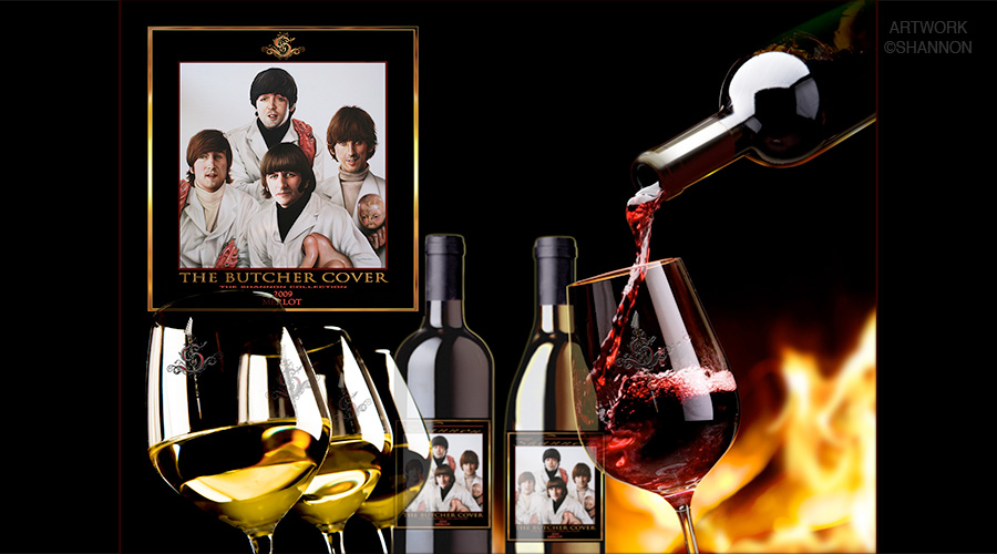 Beatles Butcher Collectible Wine