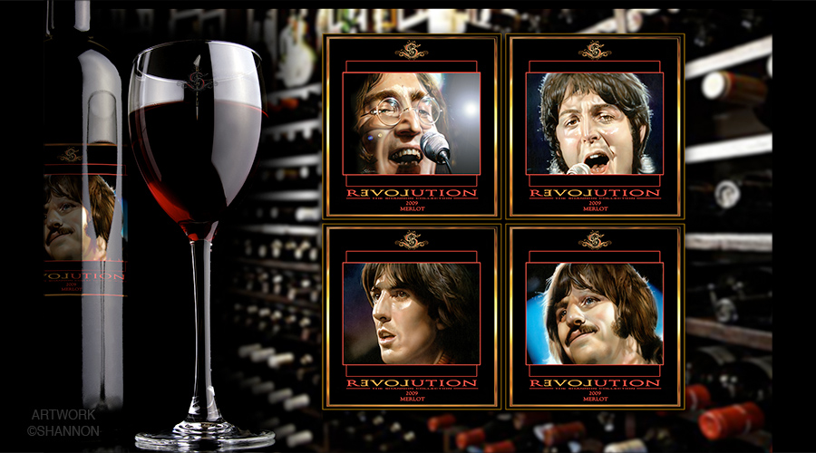 Beatles Revolution Wine Collectibles